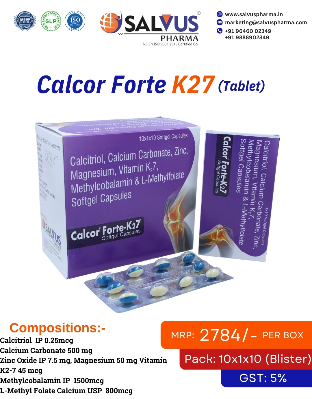 Calcor Forte-K27 (Tablet)