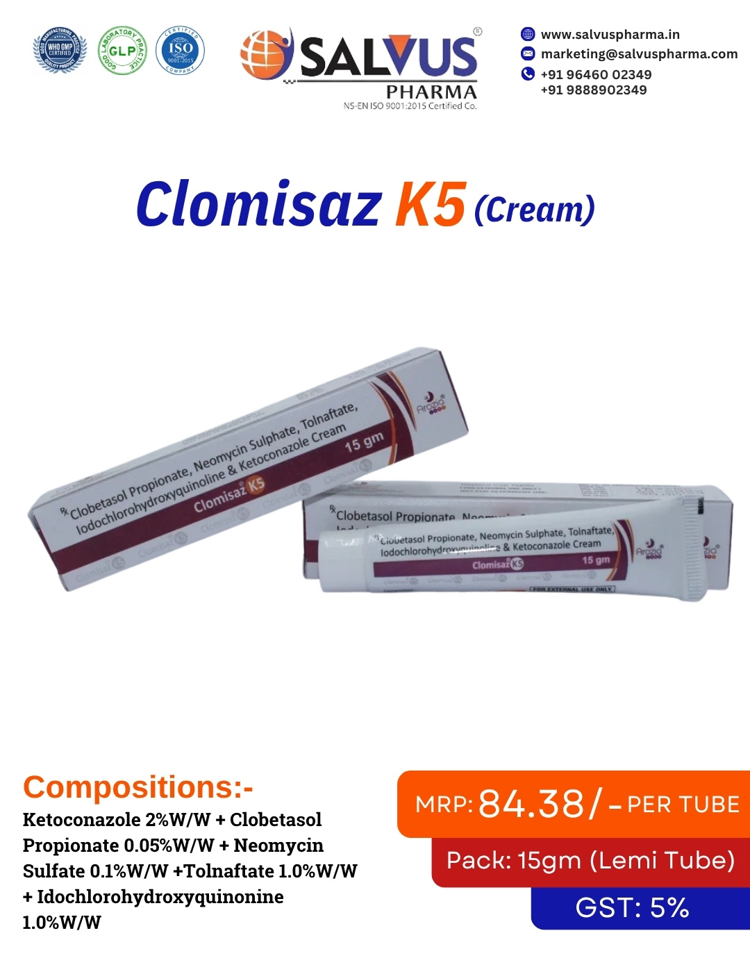 Clomisaz-K5 (Cream)