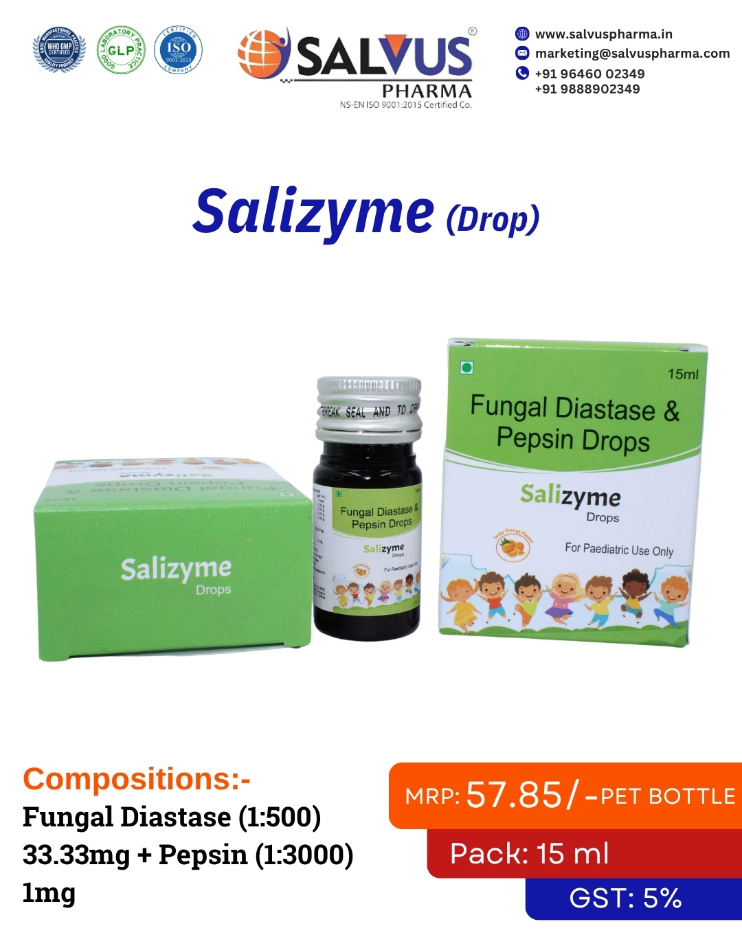 Salizyme drop
